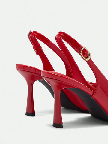 Women's Solid Color High Heel Pumps Suitable For Daily Outfit Fall