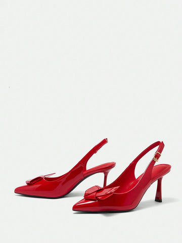 Women's Solid Color High Heel Pumps Suitable For Daily Outfit Fall