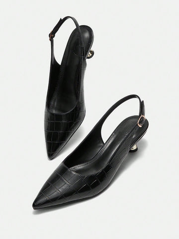 Women's Solid Color Pointed Toe Minimalist Casual Shoes For Christmas