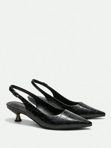 Women's Solid Color Pointed Toe Minimalist Casual Shoes For Christmas