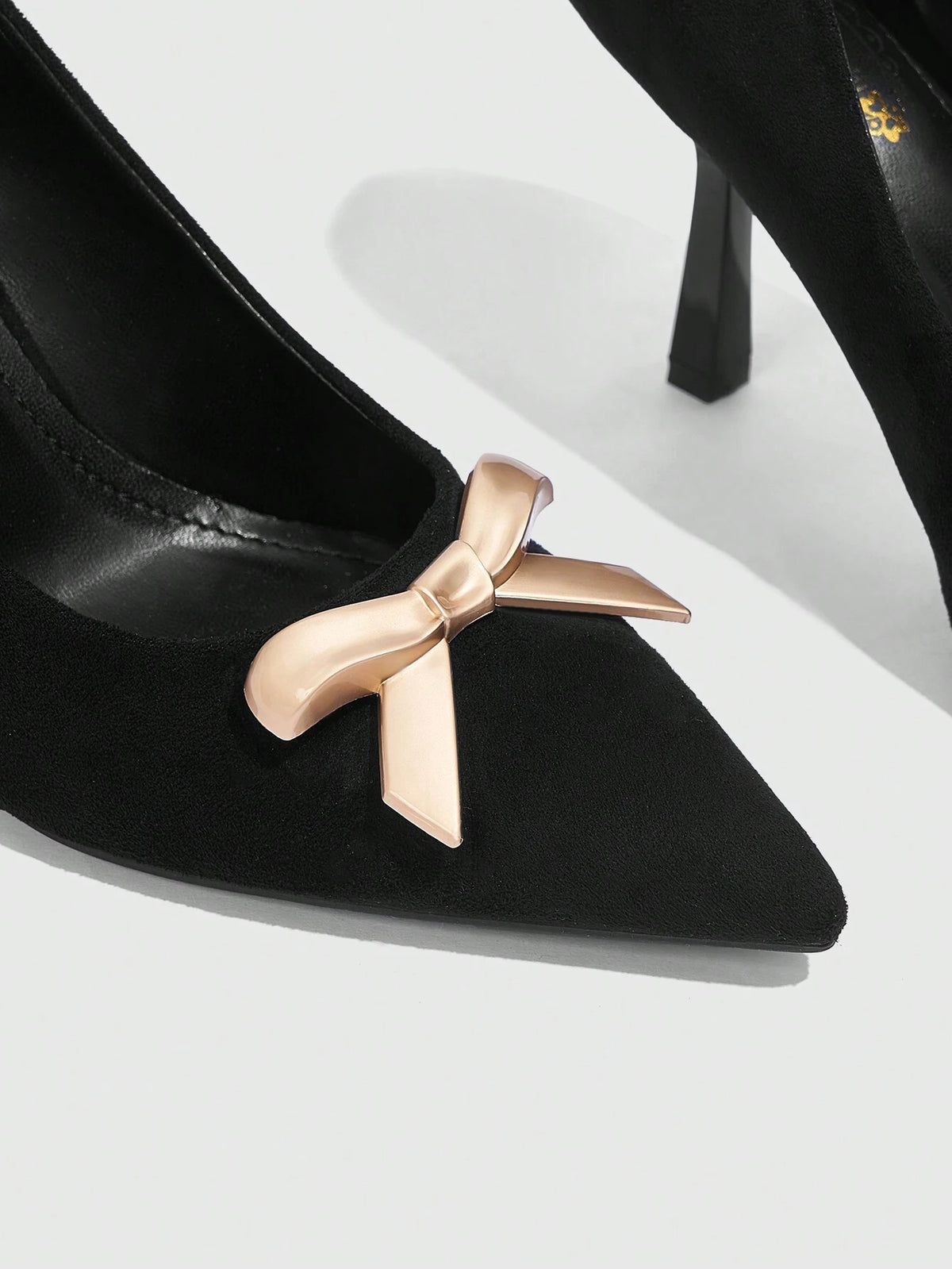 Ladies Bow Decor Fashion High Heels