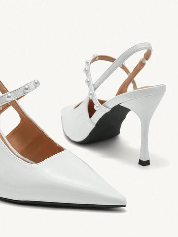 Pointed-Toe High Heel Elegant Formal Wedding Pumps For Women