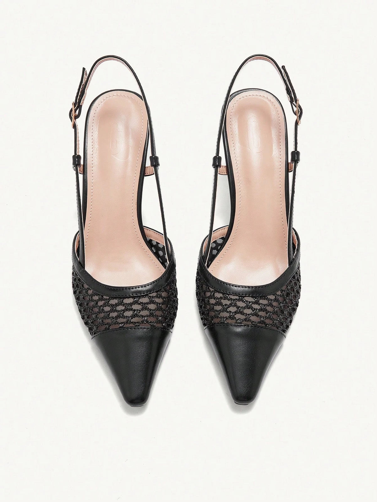 Pointed Toe Sheer Mesh High Heels Sexy Women Pumps