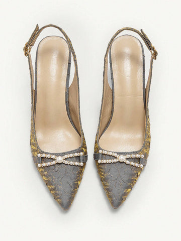 Women's Fashion Versatile Elegant Pointed Toe High Heeled Pumps