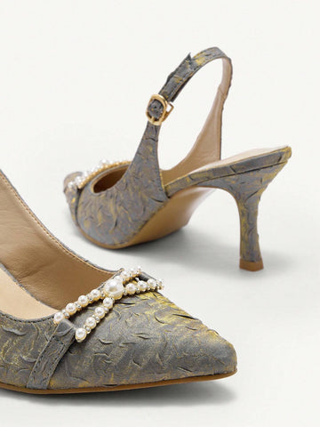 Women's Fashion Versatile Elegant Pointed Toe High Heeled Pumps