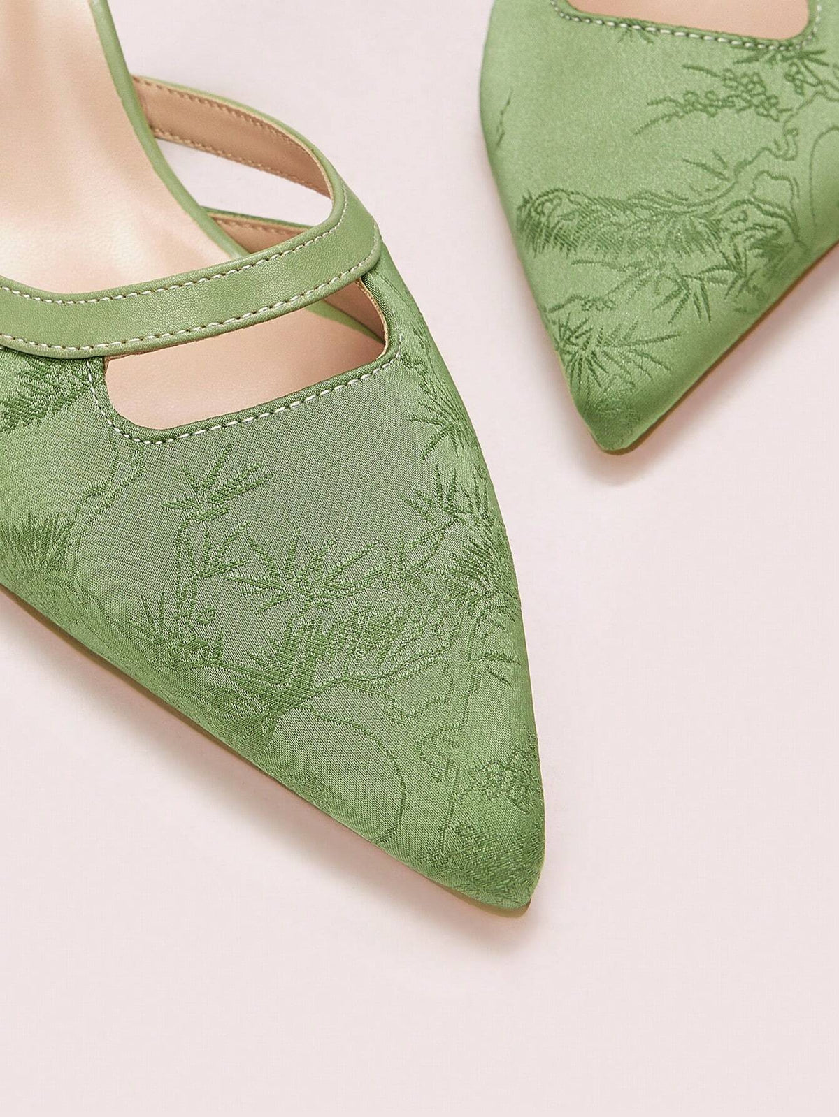 Oriental Style Retro Floral Graphic Hollow Design Women's