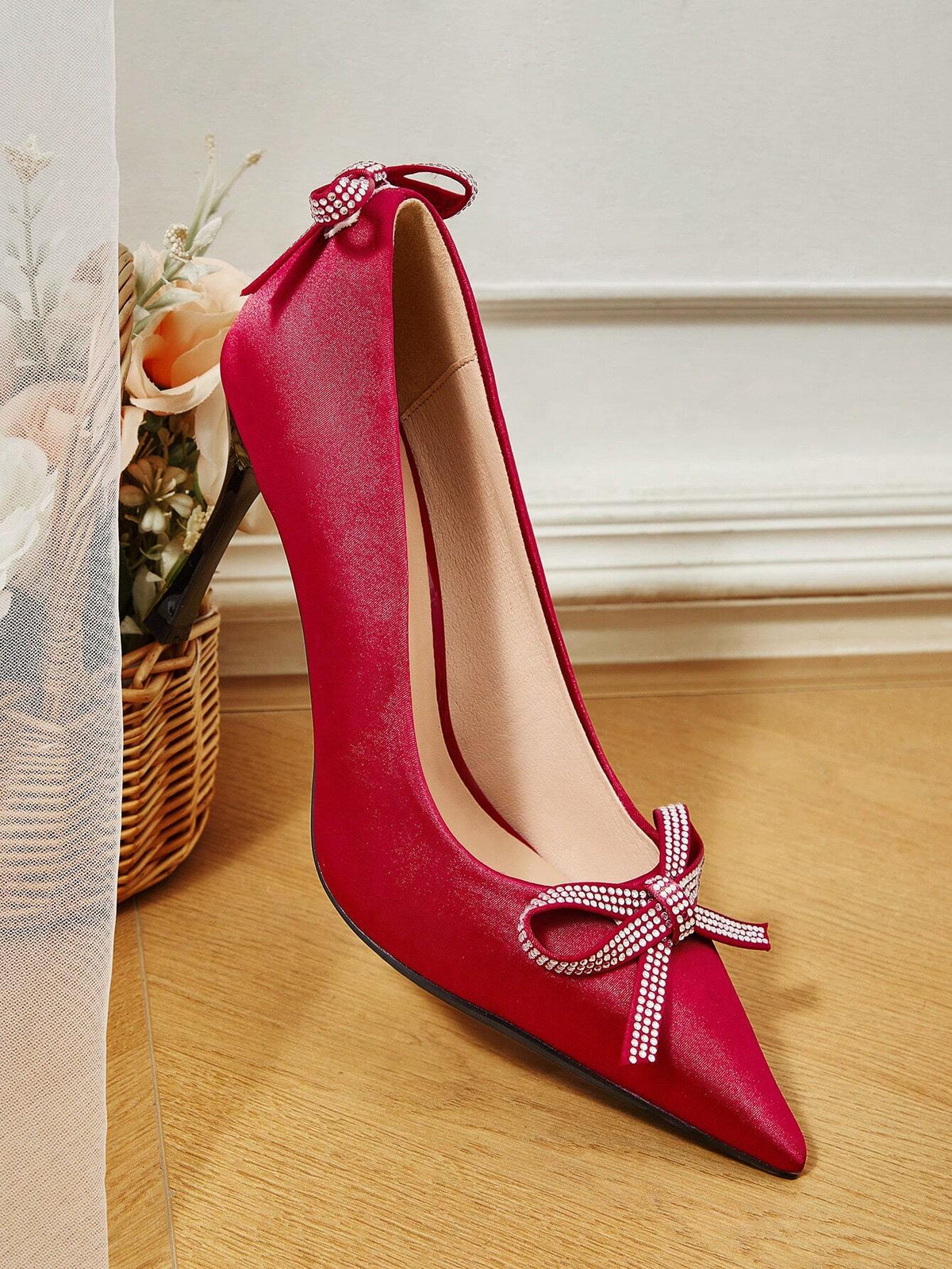 New Elegant Stiletto High Heel Pointed Toe Party Pumps For Women Fall