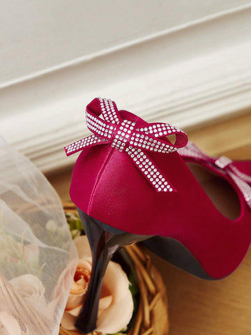 New Elegant Stiletto High Heel Pointed Toe Party Pumps For Women Fall