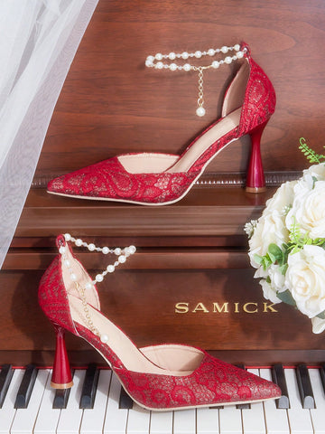 Plain Toe Fashionable Elegant Quality Commuting High Heel Pumps