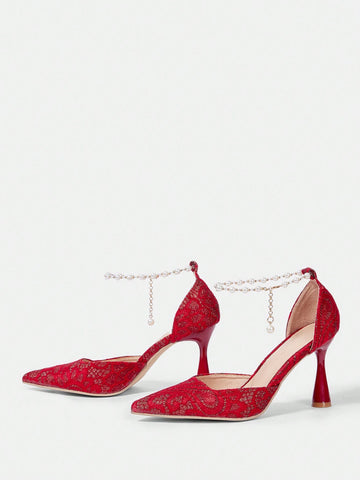 Plain Toe Fashionable Elegant Quality Commuting High Heel Pumps