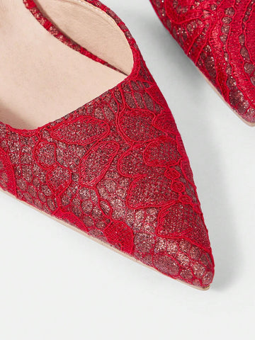 Plain Toe Fashionable Elegant Quality Commuting High Heel Pumps