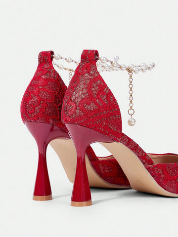 Plain Toe Fashionable Elegant Quality Commuting High Heel Pumps