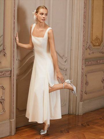 Pointed Toe Glitter Bow Decor High Heel Ladies' Dress Shoes