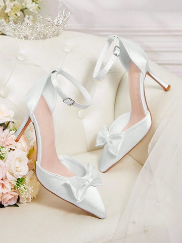 Pointed Toe Stiletto High Heels Fashion Evening Party Euro-American Wedding Women Dress Shoes