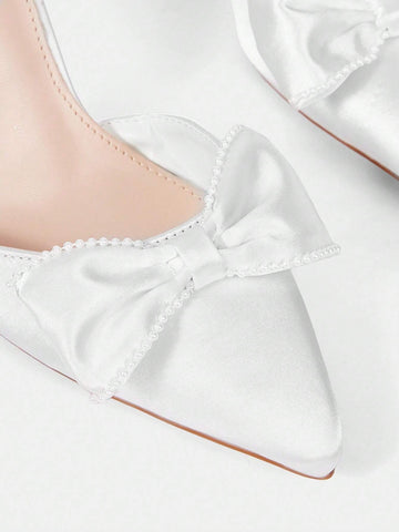 Pointed Toe Stiletto High Heels Fashion Evening Party Euro-American Wedding Women Dress Shoes