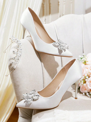 Women's Pointed Toe Fashion Elegant High Heel Pumps For Party And Event