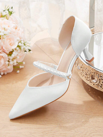 Women's Pointed Toe Vintage Embroidery Fashion Slingback