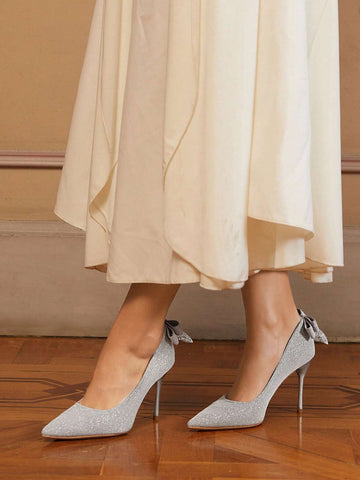 Women's Solid Color Elegant High Heel