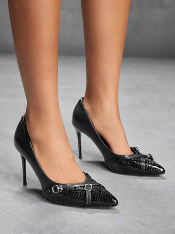 Pointed Toe High Heel Women Shoes, Versatile Women Dress Pumps