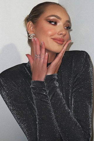 Camille Black Bodycon Dress