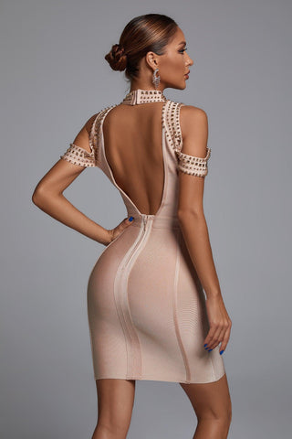 Carina Shoulder Cutout Bandage Dress