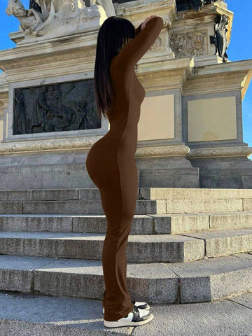 Casual V-Neck Wide Leg Jumpsuit Design Skinny Romper, New Spring/Summer