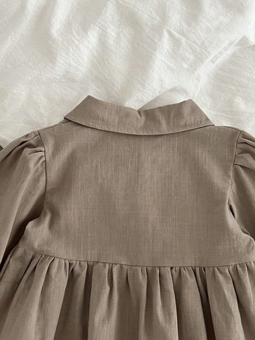 Children's Dress, Young Girl' Spring/Autumn Jumper Style Long Sleeve School Uniform Dress