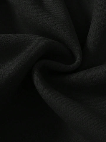 Christmas Girls Outfit - Red Patchwork White Collar Long Sleeve Christmas Bow Decor Party Dress With Cute Hat, Casual Autumn/Winter 2023-2024 New Arrival