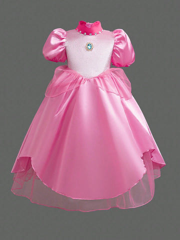 Christmas Party Wear Santa Dress, New Year Dress Betti Princess Dress