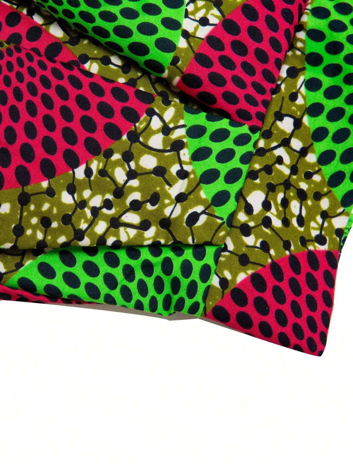 Circle Print Flare Skirt