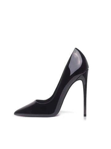 Classic Sexy Pointed-toe High Heels With 12cm Stiletto Heels For Office Ladies