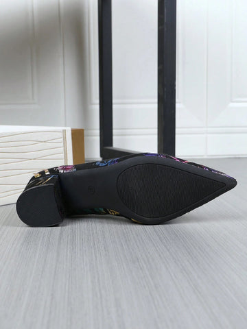 Colorful Soft Pointed Toe Casual Slip-On Flats, Versatile All Season