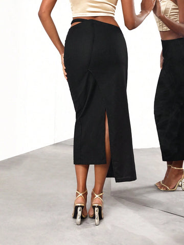 Coti Salgado Womens Asymmetrical Skirt