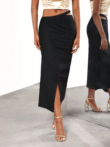 Coti Salgado Womens Asymmetrical Skirt