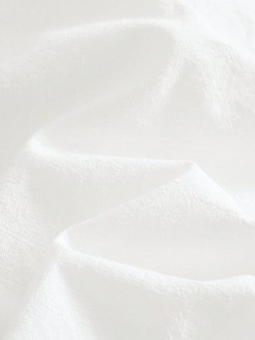 Cozy Pixies Young Girl Floral Print Cinched Waist Ruffle Collar Casual Short Sleeve A-Line Dress