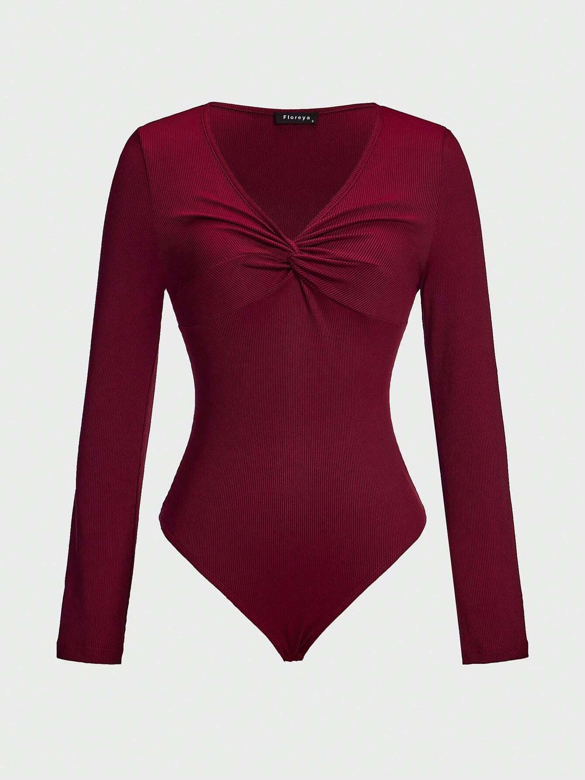 Crew Neck Long Sleeve Inner Shirt For Women, Sexy Style Layering Top
