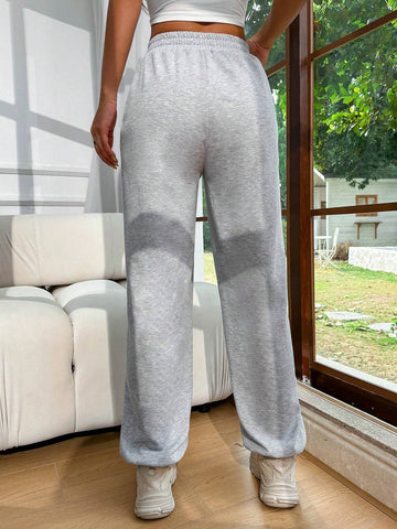 Cross-Waist Belt Elastic Cuffed Work Trousers