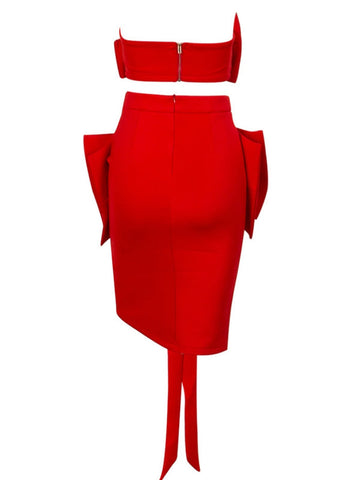 Cullen Bow Embellshied Skirt Set
