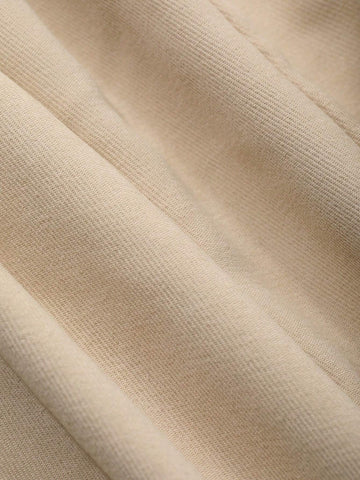 DAZY 1pc Women Loose Solid Color Skirt With Pockets