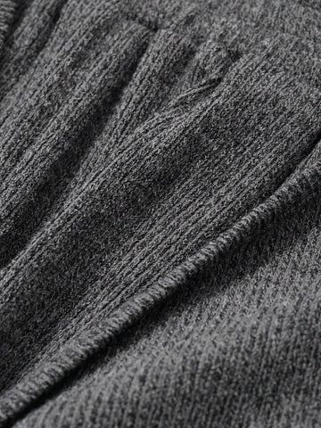 DAZY 2pcs/Set Women Solid Color V-Neck Tie-Up T-Shirt And Wide Leg Pants