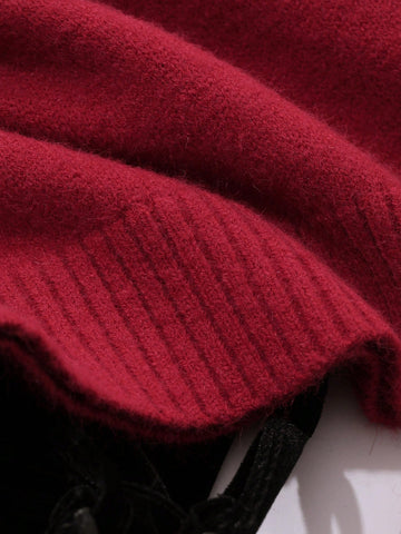 DAZY 2pcs Women Casual Sweater And Slip Dress Set, Autumn/Winter