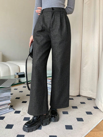 DAZY Fold Pleated Wide Leg Pants