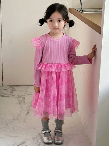 DAZY Girls (Small) Crew Neck Casual Dress, Fall