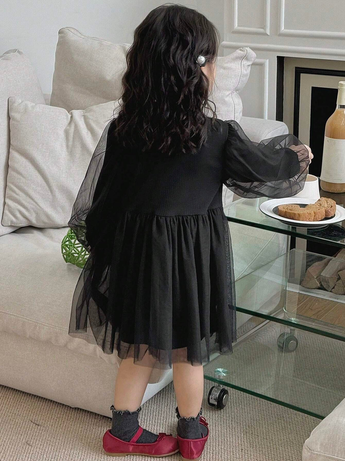 DAZY Girls (Small) Round Neck Casual Dress, Fall