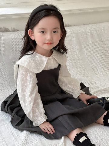 DAZY Girls Solid Color Sleeveless Dress