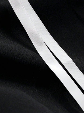 DAZY Ladies' Color Block Simple Daily Wear Skirt