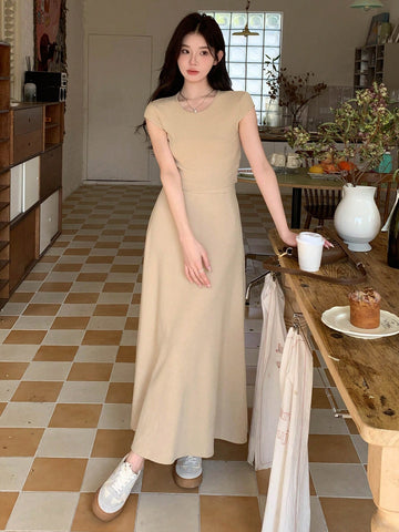 DAZY Ladies' Solid Color 2-piece Set