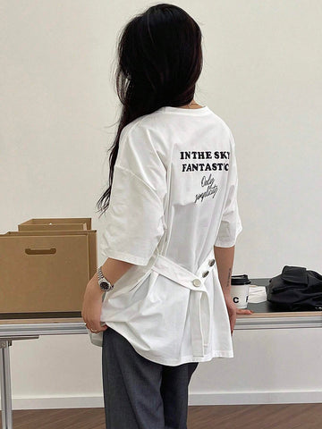 Solid Color Round Neck T-Shirt