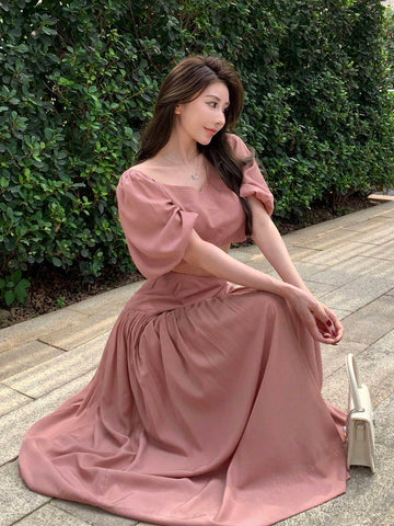 DAZY Ladies' Top And Skirt Two Piece Set