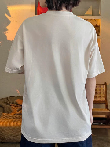 Letter Graphic Oversized Tee